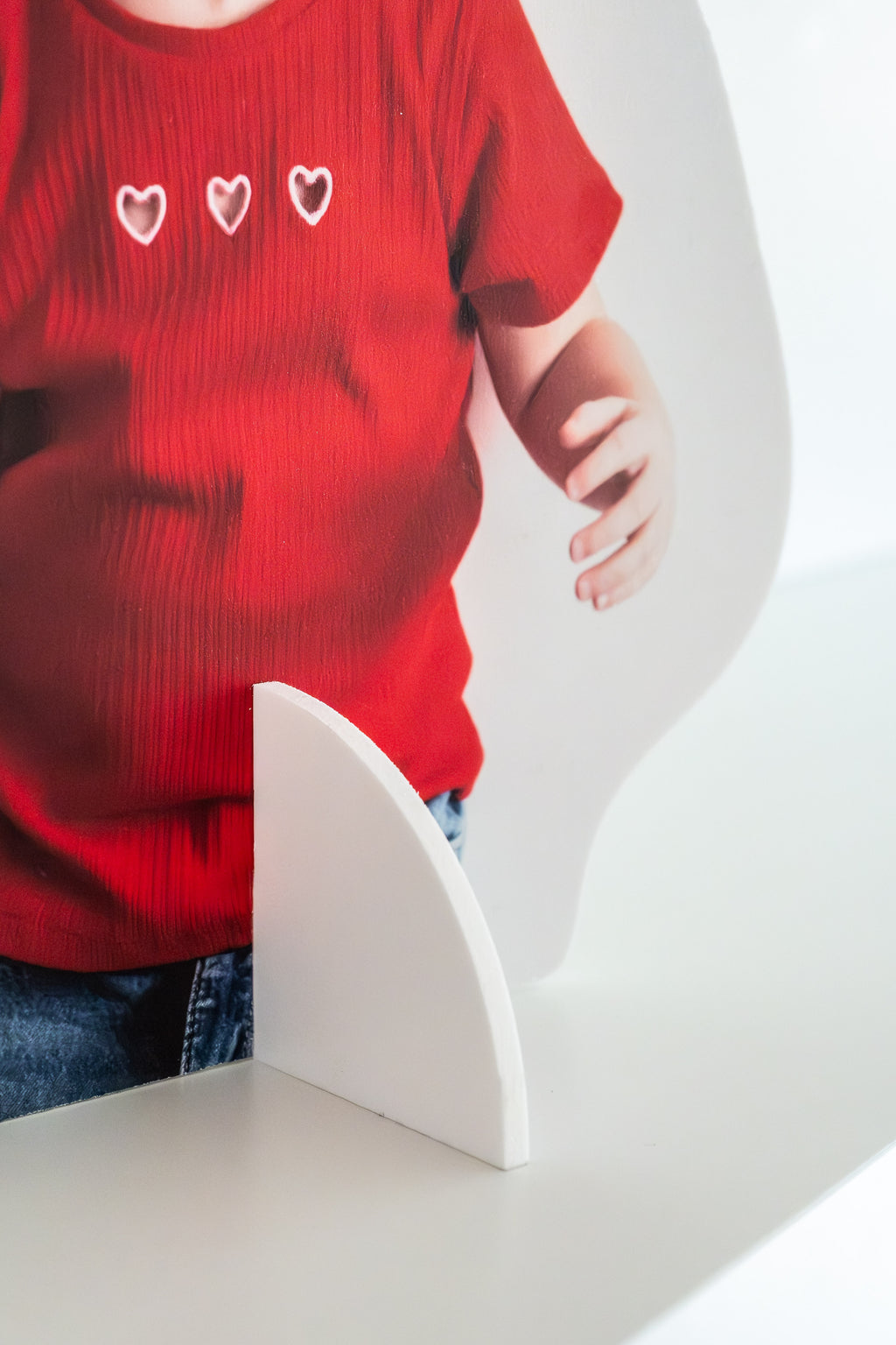 Fotoprint in Forex contour met voet - 30cm hoog