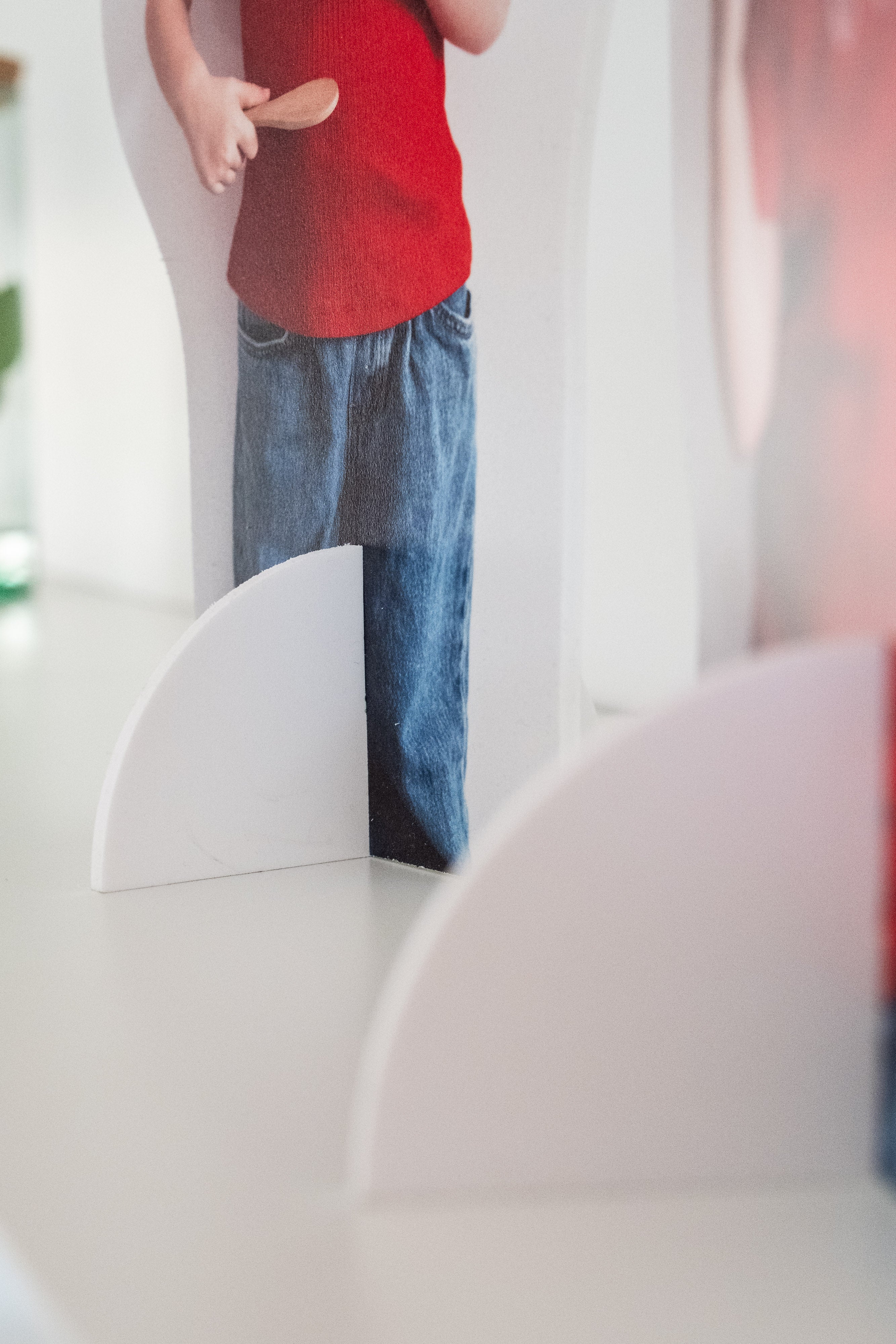 Fotoprint in Forex contour met voet - 20cm hoog