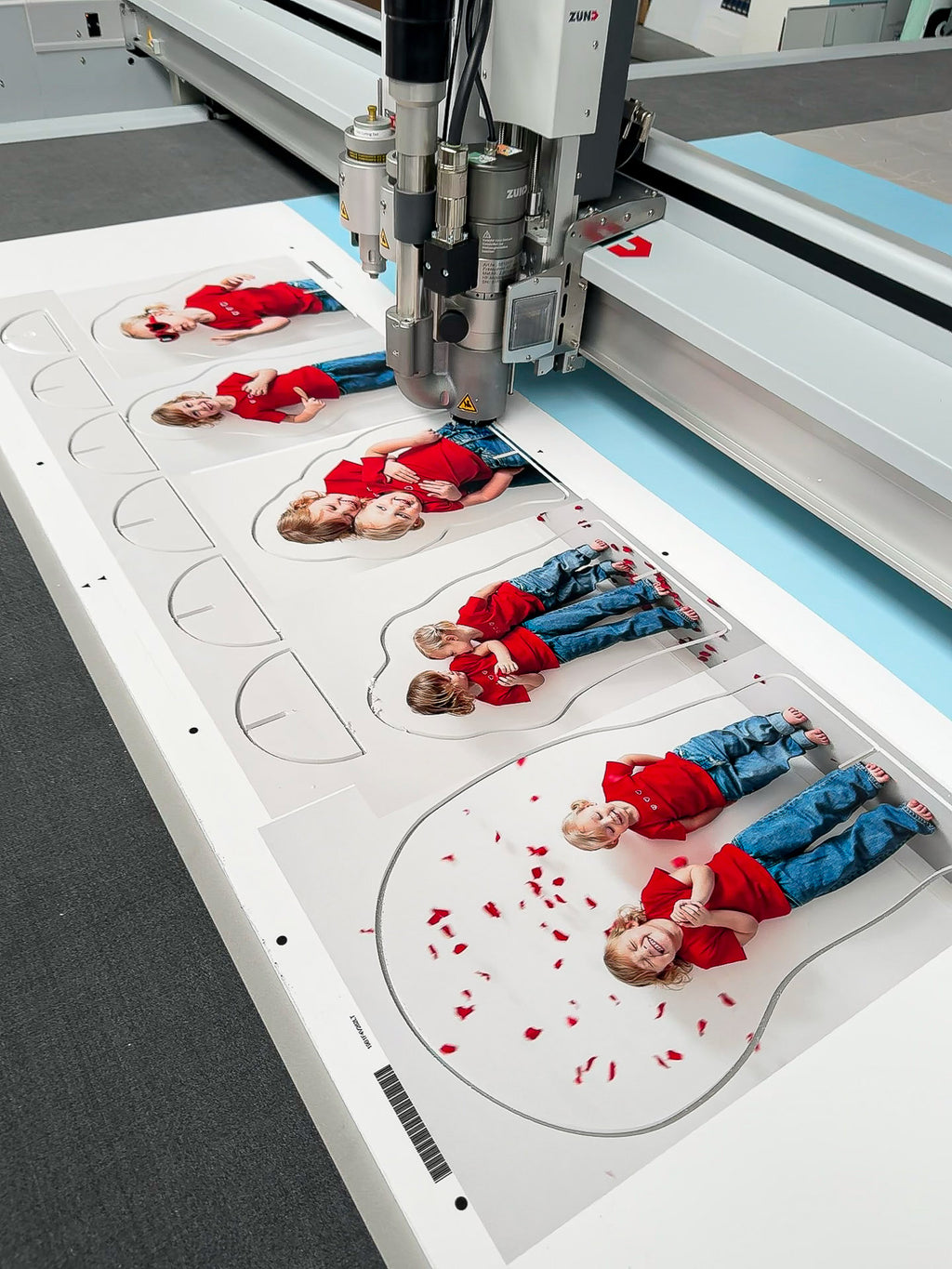 Fotoprint in Forex contour met voet - 30cm hoog