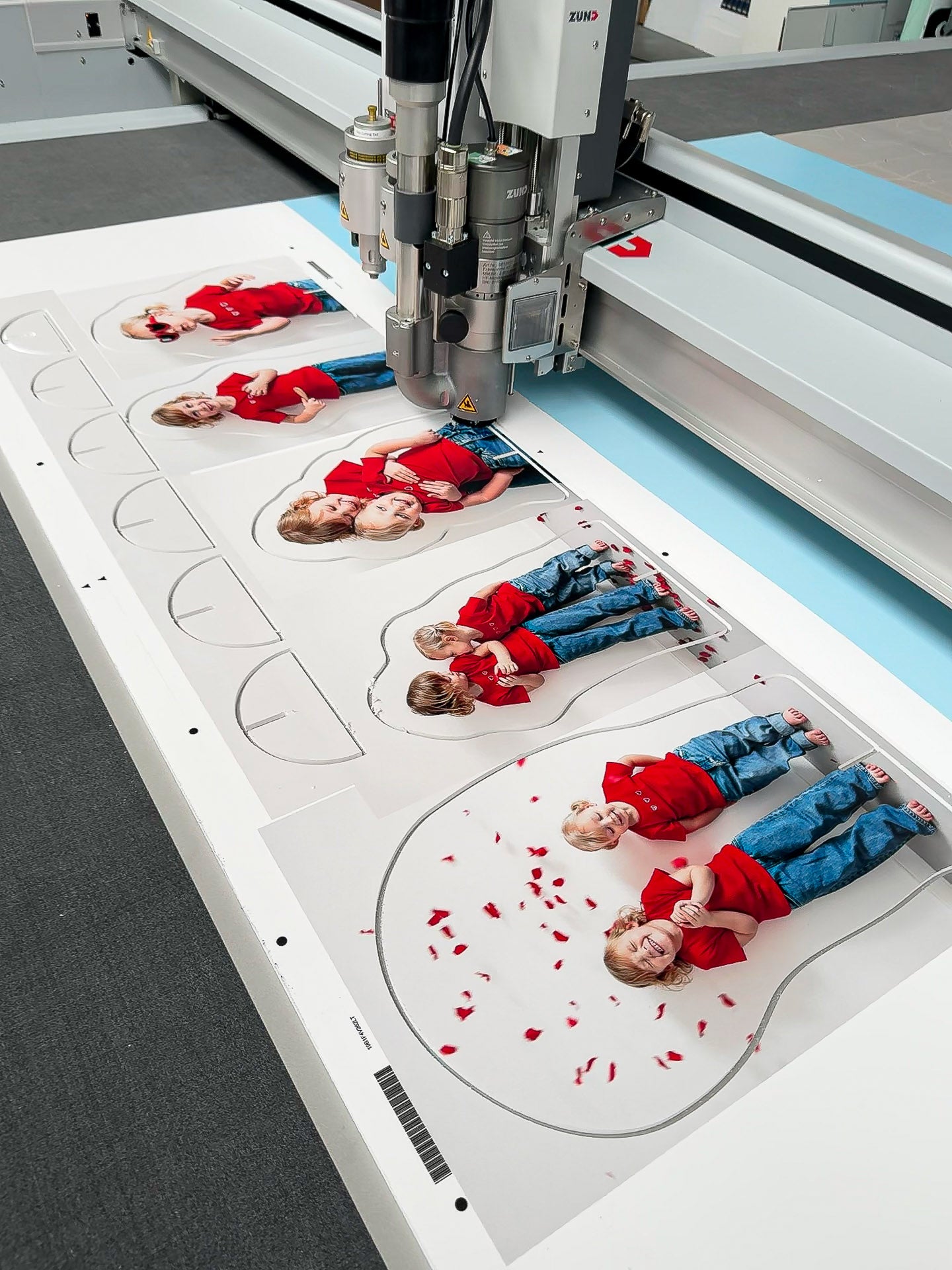 Fotoprint in Forex contour met voet - 30cm hoog